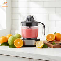 Presse-agrumes SHANGKAI, presse-agrumes à vente chaude, machine à extraire le jus, base en acier inoxydable, récipient à jus d'orange en PP, cuisine