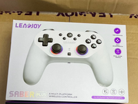 Manette de jeu Leadjoy Saber Plus 3 modes sans fil, contrôleur de jeu TMR, joystick à effet Hall, déclencheur 1000 Hz, manettes de jeu pour NS/PC/PS4/téléphone