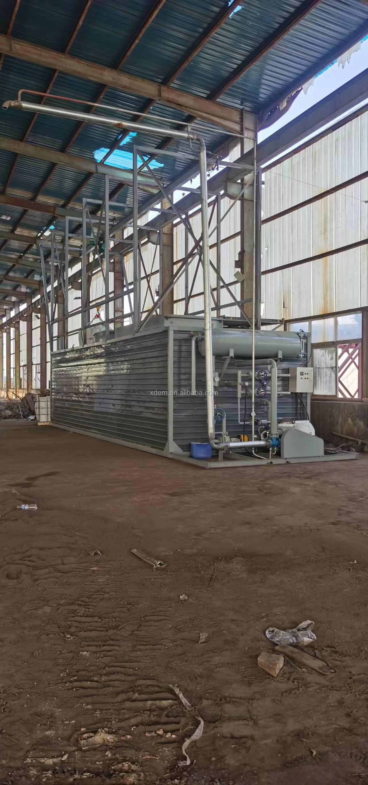 Bagged Asphalt Melting Equipment Ton Bag Bitumen Melting Machine