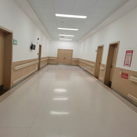 Système de salle blanche : Panneau mural hygiénique en PVC brillant sans joint pour laboratoires pharmaceutiques et hôpitaux