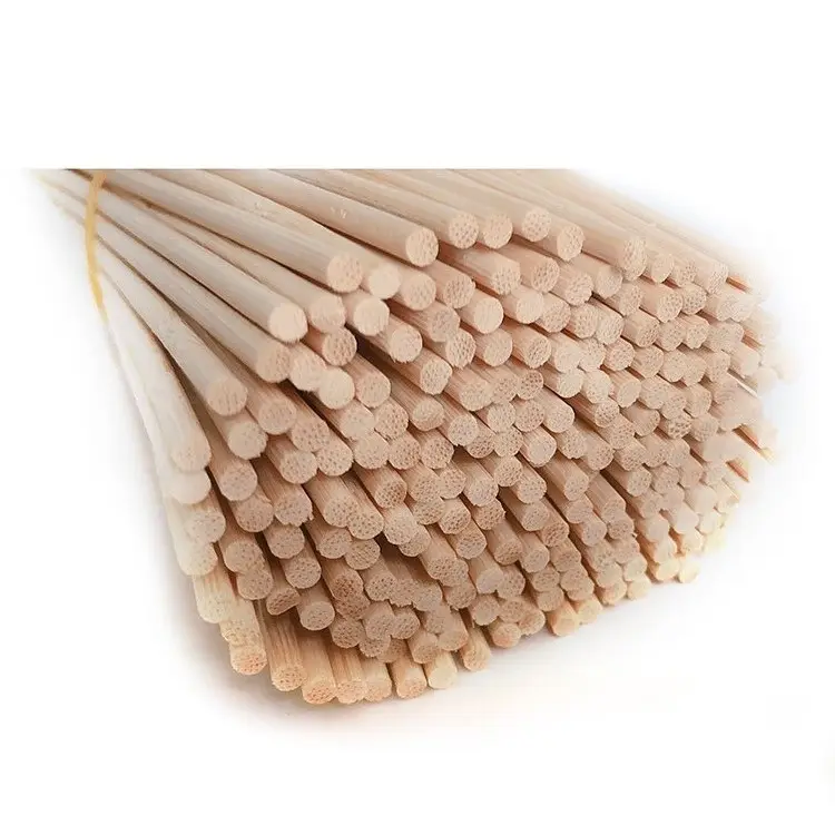 Pincho de bambú desechable para barbacoa, 15cm, 18cm, 20cm, 25cm, 30cm, etc. Stick, venta al por mayor
