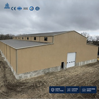 Bâtiment d'entrepôt modulaire en acier, installation de stockage flexible, distribution d'inventaire multi-produits, extension de l'espace