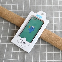 Boîte d'emballage de vente au détail pour téléphone avec lamination mate, en plastique recyclable, avec plateau intérieur pour l'électronique grand public