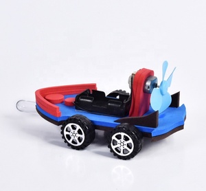 Kit <span class=keywords><strong>de</strong></span> Ciencia <span class=keywords><strong>de</strong></span> bricolaje para niños, lancha rápida aerodinámica, coche, tecnología STEM, experimento, Física electrónica, juguetes para la escuela - Product Image 3