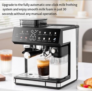 Italian-Style <b>Fully</b> <b>Automatic</b> Commercial <b>Coffee</b> <b>Machine</b> with LCD Display Touch Control Temperature Control - Product Image 3