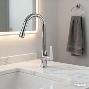 <span class=keywords><strong>Robinet</strong></span> de salle de bain thermostatique à économie d'eau le plus vendu avec aérateur anti-éclaboussures et surface chromée polie miroir pour usage hôtelier - Product Image 4
