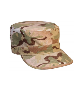 Sombrero SHT01 de Camuflaje Selva y Bosque, de Polialgodón, con Ala Larga, de Poliéster y Algodón, Tejido Liso o Ripstop - Product Image 2