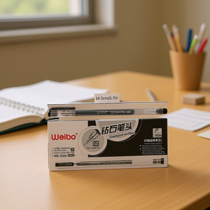 Weibo Gel Pen 0.38 Mm Black Ink Office School Writing Pen - Product Image 2