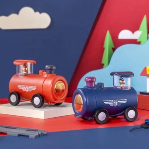 Bouteille d'eau pour enfants PINKAH, mignonne, en forme de <span class=keywords><strong>train</strong></span>, sans BPA, double paroi, en acier inoxydable 18/8, thermos de sport pour l'extérieur - Product Image 1