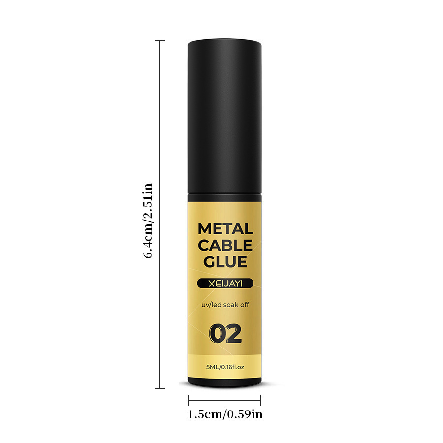 Metallic Gel Nagellack Set Gold & Silber – Mit Dünnem Pinsel Für 3D-Nageldesign, 8 Ml