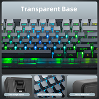 Teclado Mecánico Inalámbrico Zornher ZH980, PCB RGB Intercambiable en Caliente, Teclado Trimodal con Teclado Numérico para Oficina