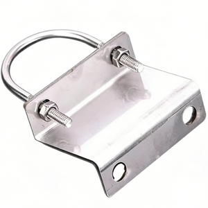 Collier de serrage <span class=keywords><strong>en</strong></span> <span class=keywords><strong>U</strong></span> pour tube, finition anticorrosion, fixation de pipeline de construction, support de fixation <span class=keywords><strong>en</strong></span> <span class=keywords><strong>U</strong></span> <span class=keywords><strong>en</strong></span> métal avec plaque de base - Product Image 3