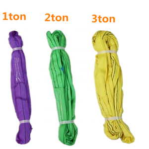 <span class=keywords><strong>3t</strong></span>丸いポリエステル持ち上げベルトスリング柔らかいエンドレススリング - Product Image 6