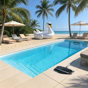 Luxury Fiberglass Swimming <b>Pool</b> with Spa for Hotel Backyard & Family Use Complete <b>Pool</b> <b>Accessories</b> - Product Image 3