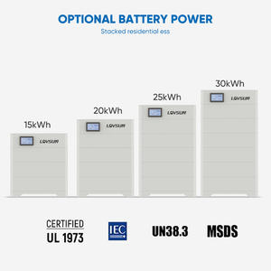 Lovsun 10kwh 15kwh 20kwh 50kwh Штабелируемый Солнечный аккумулятор 153,6 Vv-512V Byd Sungrow Goodwe совместимый Аккумулятор Lifepo4 - Product Image 3