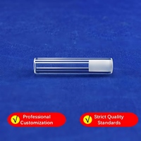 Tube en quartz fondu de haute pureté 99,99% |   Résistant à la chaleur, utilisation en laboratoire |   Joint conique personnalisable à haute transmission (92%) et lisse