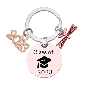 Porte-clés cadeau de remise des diplômes pour 2025 diplômés, porte-clés pendentif charmant. Mon histoire vient de commencer. Porte-clés en métal, cadeau inspirant - Product Image 5