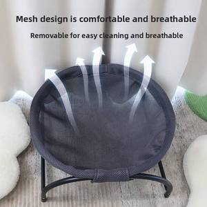 Cama para Perros y Gatos XL <span class=keywords><strong>de</strong></span> Verano, Nuevo Estilo, Resistente a la Humedad, Transpirable, Desmontable, Refrescante, Portátil, Cesta, Nido, <span class=keywords><strong>Hamaca</strong></span> - Product Image 3