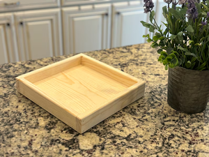 Wooden Tray <b>Coffee</b> <b>Table</b> <b>Storage</b> - Product Image 4