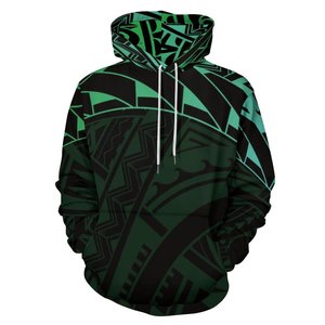 Alta qualità moda rosso e nero Samoa polinesiano tribale uomo/donna abbigliamento stile felpa con cappuccio giacca autunno inverno - Product Image 4