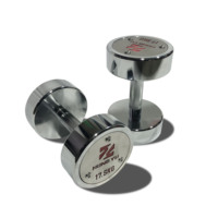 Ensemble d'haltères en acier réglables de 20kg/50kg avec logo personnalisé, entraînement de fitness à domicile, haltérophilie chromée à bas prix, vente en gros