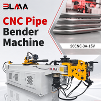 Machine de cintrage de tubes CNC à 3 axes DW50, cintreuse automatique de tubes à mandrin pour tubes de moto et d'automobile