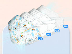 Masker Wajah warna warni penjualan terbaik 2024, dengan Earloop sekali pakai warna-warni merah muda kuning biru hitam merah ungu oranye - Product Image 3