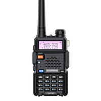 Radio Analog Dua Arah UV-5R Dual Band Genggam Walkie Talkie Daya Tinggi Jangkauan Jauh untuk Luar Ruangan Maritim Sipil Woki Toki