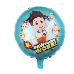 Nieuwe 2023 Producten Kids Speelgoed Verjaardagsfeestje Decoraties Heliumfolie Ballonnen Paw Patrol Met Stripfiguur Ontwerp Gevormd