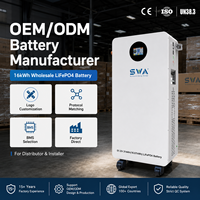 Batterie LiFePO4 16 kWh à longue durée de vie, pack de batteries 51,2 V 314 Ah pour stockage solaire domestique avec BMS intelligent