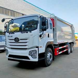 Camion compacteur à ordures diesel lourd FAW 25 tonnes 6x4 10 roues pour le ramassage et le nettoyage des déchets - Product Image 1