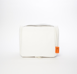 Bolsa de cosméticos de maquillaje de almacenamiento de viaje de gran capacidad profesional logotipo personalizado nailon y cuero con cremallera para todas las personas - Product Image 1