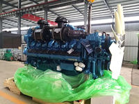 Moteur diesel Baudouin série 12M33 1200 kW 1632 ch 1800 tr/min 12M33B1795E201 pour pompe de forage, pompe à eau, alimentation stationnaire
