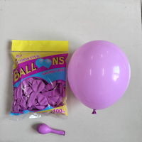 Perlengkapan Dekorasi Pesta Ulang Tahun Balon Latex Macaron 10 Inch 2.2g untuk Latar Belakang Foto Indoor Outdoor