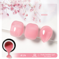 ICE NOVA LED Nude Builder Gel 54 Couleurs Extension Gel 3D Sculpt Sculpture Constructeur Construction Ongles Gel Vernis Personnalisable OEM