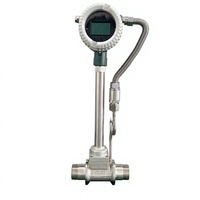 Temperature and Pressure Compensated Threaded Connection Steam Flow Meter for Saturated and Superheated Gas Vortex Flowmeter