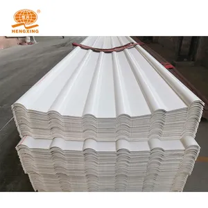 HengXing Factory Sales High Strength Corrosion PVC Roof Sheet Acid Resistance Steel Core Roof Tiles Long Life Time