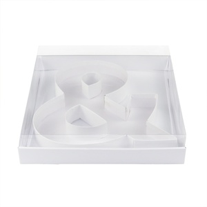 Caja de Cartón Transparente para Alimentos, en Forma de Letra, para Sushi, Rellenable, para Dulces - Product Image 5