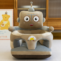 Canapé pour bébé, adorable canapé-lion pour bébé avec dossier, sécurité, mousse antidérapante, chaise longue pour tout-petit, pour salon, chambre à coucher