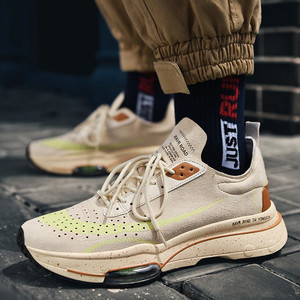 Zapatillas Deportivas con Amortiguación <span class=keywords><strong>de</strong></span> Aire para Parejas, Tallas Grandes 36-46, Modernas, Transpirables, Blancas, para <span class=keywords><strong>Hombre</strong></span> y <span class=keywords><strong>Mujer</strong></span>, Estilo Dad Shoes - Product Image 4