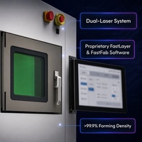 Imprimante 3D en métal StellarStack DX-220, petite imprimante SLM polyvalente pour le prototypage, la dentisterie, la joaillerie et la fabrication de moules