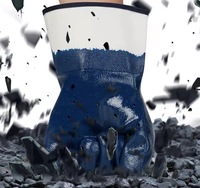 Gants résistants à l'abrasion, anti-coupure, imperméables, anti-statiques, flexibles, résistants aux déchirures, ignifuges, enduits de nitrile antidérapants, de qualité supérieure