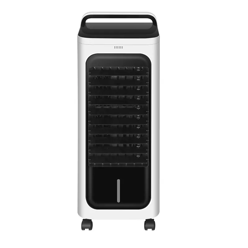 Refrigerador de ar portátil 2 em 1, para uso doméstico, controle remoto portátil, 5.5l, água, evaporativo, refrigerador, aquecimento e resfriamento