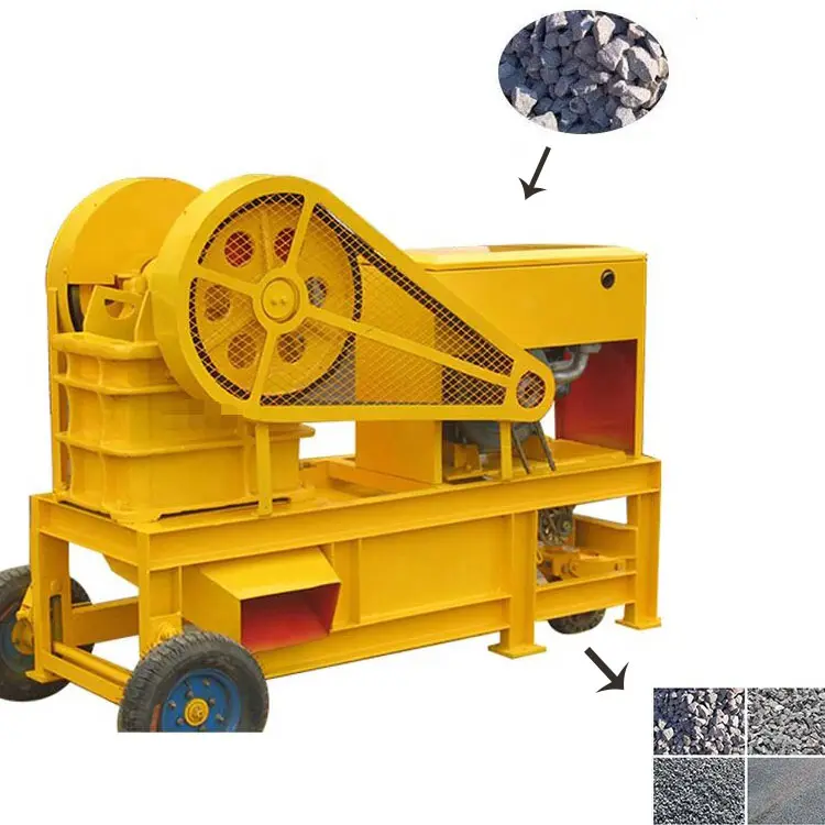 Chinese Portable Mobile Limestone Gold Ore Granite Basalt Primary Coal Concrete Gravel Rock Hydraulic Jaw Crusher For Sale