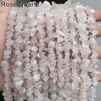 En gros Pas Cher Puce Naturelle Améthyste Cristal De Roche Gravier Pierre Perles De Pierres Précieuses pour Femme Bracelets Faire 5 - 8mm 80cm