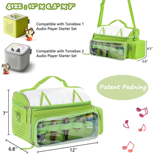 Estuche de Transporte Compatible con el Set de Inicio Toniebox, Figuras Tonis, Estuche Bonito para Tonis, Organizador de Almacenamiento para Tonis con Correa para el Hombro - Product Image 3