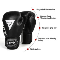 Professionnel d'entraînement au combat 10OZ 12OZ 14OZ 16OZ Nano cuir PU conception de logo personnalisé gants de boxe personnalisés