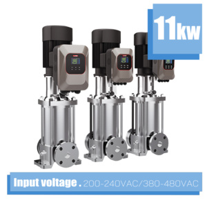 Variateur de fréquence (VFD) 11 kW triphasé 380 V IP65 avec contrôle PID, type sac à dos, pour pompe à eau - Product Image 1