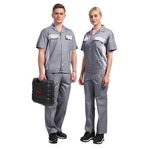 Tuta Anti-polvere antistatica abiti da lavoro riparazione <span class=keywords><strong>auto</strong></span> tuta saldatura protezione lavoro abiti da lavoro maniche corte - Product Image 3