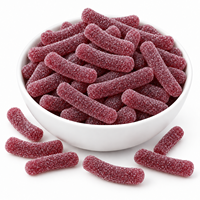 Bonbons Gommeux aux Fruits, Sucrés et Acidulés, OEM Halal, Logo Personnalisé, Vente en Gros, Fabricant de Bonbons en Marque Blanche